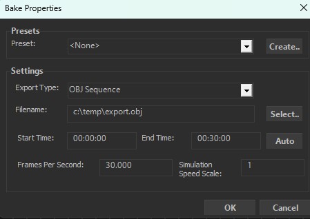 export geometry window